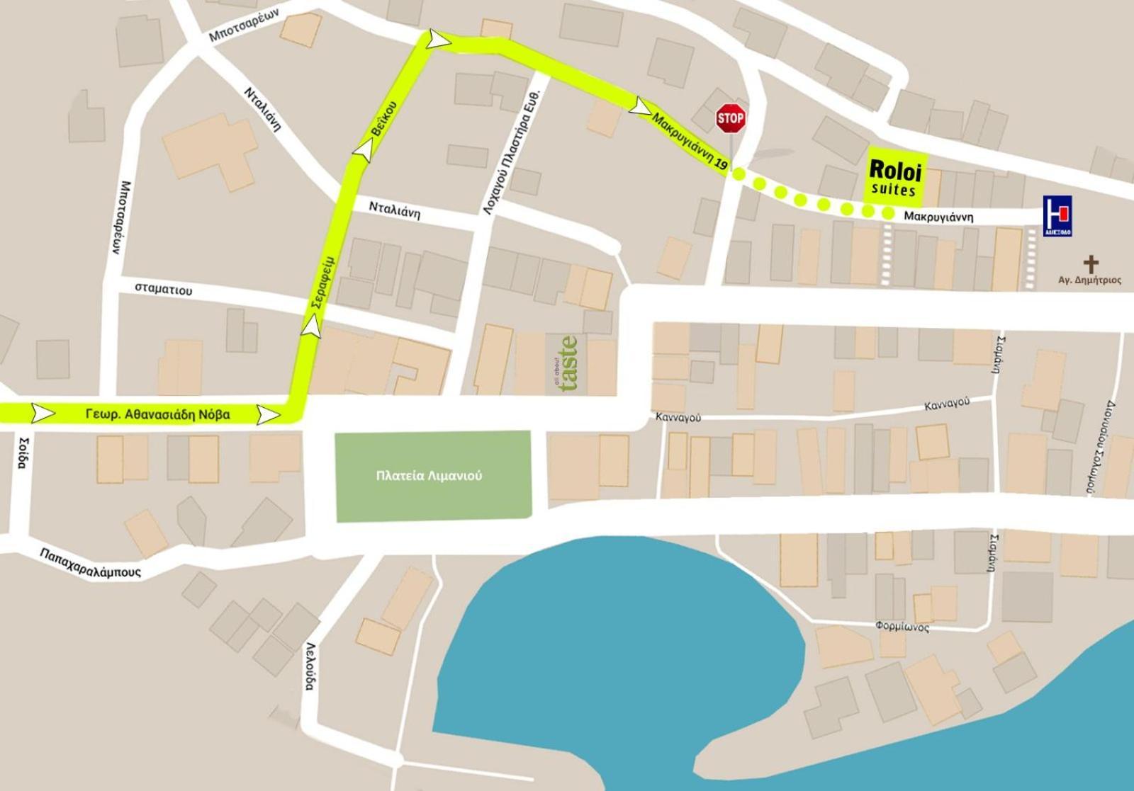Roloi Suites Nafpaktos Ngoại thất bức ảnh